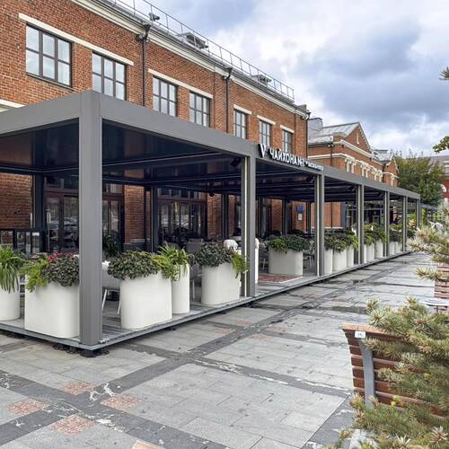 Пергола Decolife B600 PIR с утеплением Termo, г. Москва, Chaihona №1